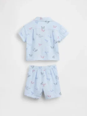 Ensemble « Cabana » en gaze de coton pour bébé