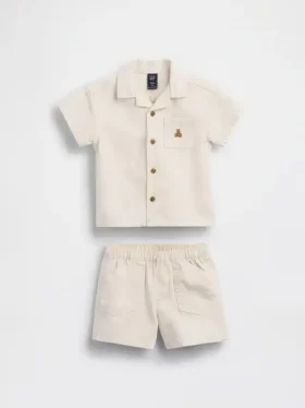 Ensemble chemise à poches pour bébé