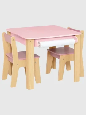 Ensemble comprenant une table et deux chaises pour tout-petits