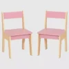 Ensemble comprenant une table et deux chaises pour tout-petits
