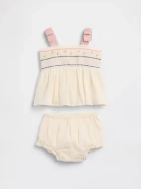 Ensemble débardeur brodé pour bébé