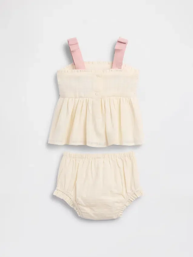 Ensemble débardeur brodé pour bébé