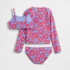 Ensemble de baignade trois pièces pour enfants avec rashguard