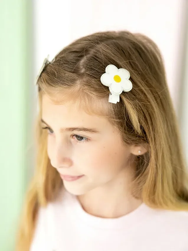 Ensemble de barrettes « Sweet Wink » en forme de marguerite