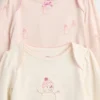Ensemble de Bodys en coton bio pour bébé (lot de 3)
