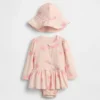 Ensemble de maillot de bain anti-coup de soleil « Baby Strawberry »