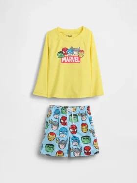 Ensemble de maillot de bain anti-UV Marvel pour Bébé & Enfant