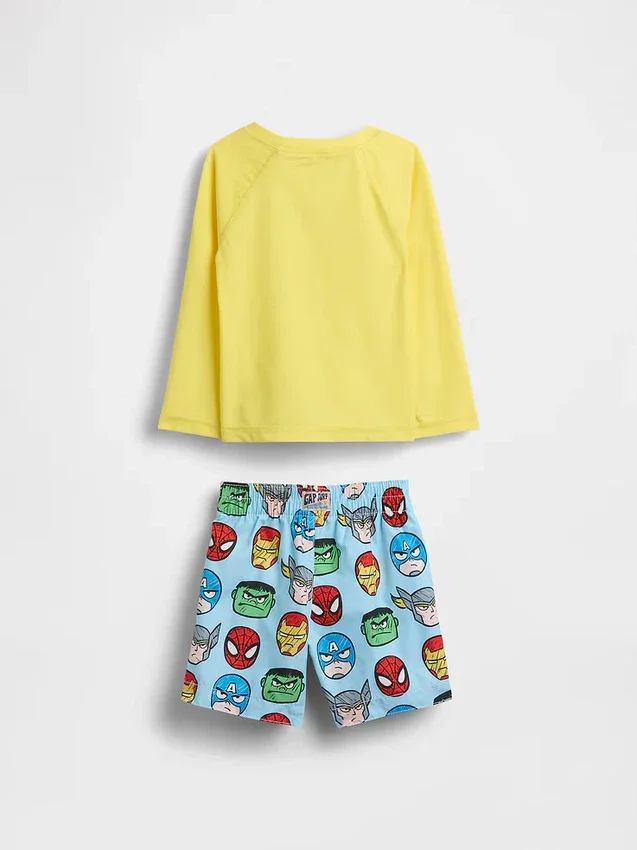 Ensemble de maillot de bain anti-UV Marvel pour Bébé & Enfant