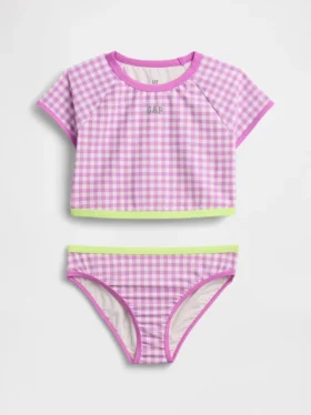 Ensemble de maillot de bain deux pièces pour enfant avec rashguard
