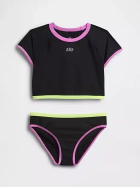 Ensemble de maillot de bain deux pièces pour enfant avec rashguard