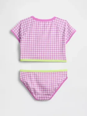 Ensemble de maillot de bain deux pièces pour enfant avec rashguard