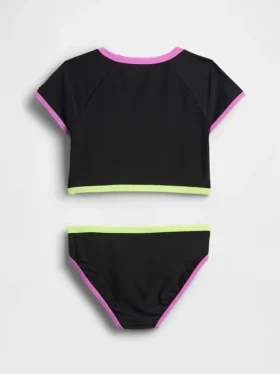 Ensemble de maillot de bain deux pièces pour enfant avec rashguard