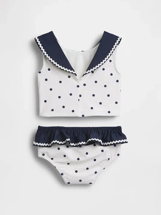 Ensemble de maillot de bain deux pièces style marin pour Bébé & Enfant