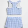 Ensemble de maillot de bain pour enfant : tankini et jupe-short