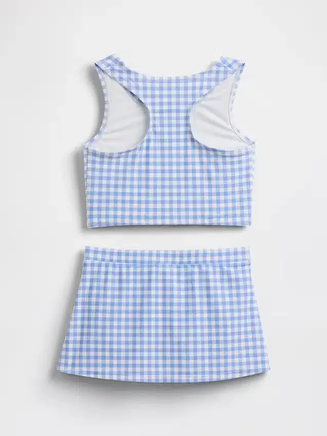 Ensemble de maillot de bain pour enfant : tankini et jupe-short