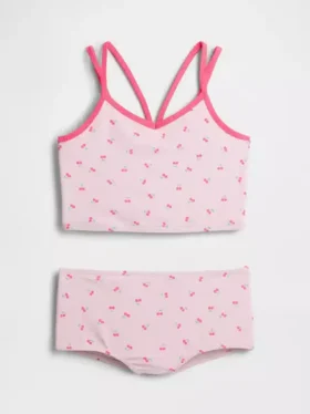 Ensemble de maillot de bain pour enfant : tankini et shorts de bain