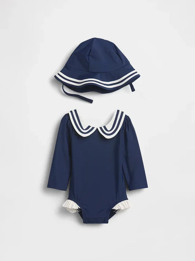 Ensemble de natation « Baby Sailor » avec rashguard