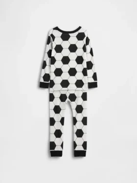 Ensemble de pyjama de football en coton brossé bio pour Bébé & Enfant