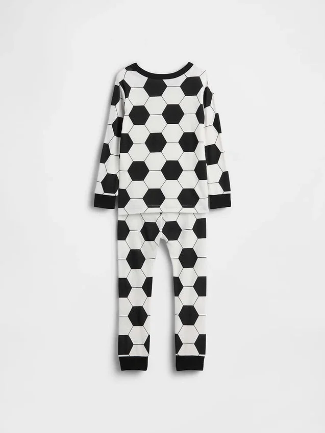 Ensemble de pyjama de football en coton brossé bio pour Bébé & Enfant