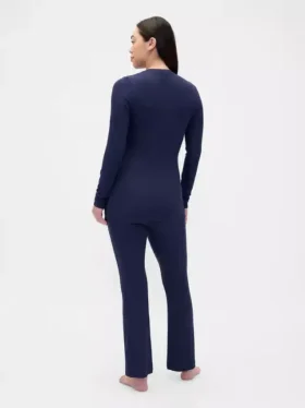 Ensemble de pyjama de maternité en modal côtelé
