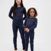 Ensemble de pyjama de Noël en coton brossé bio pour enfants et bébés