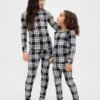 Ensemble de pyjama de Noël en coton brossé bio pour enfants et bébés