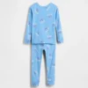 Ensemble de pyjama de Noël en coton brossé bio pour enfants et bébés