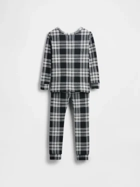 Ensemble de pyjama de Noël en coton brossé bio pour enfants et bébés