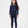 Ensemble de pyjama de Noël en coton brossé bio pour enfants et bébés