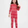 Ensemble de pyjama de Noël en coton brossé bio pour enfants et bébés