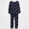 Ensemble de pyjama de Noël en coton brossé bio pour enfants et bébés