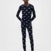 Ensemble de pyjama de Noël en coton brossé bio pour enfants et bébés