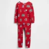 Ensemble de pyjama de Noël GAP × Disney pour enfants et bébés en coton brossé bio