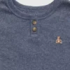 Ensemble de pyjama en coton bio chiné pour Bébé & Enfant, style Henley