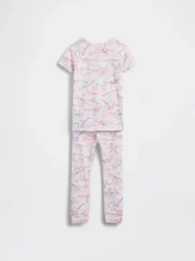 Ensemble de pyjama en coton brossé bio « Dinosaures » pour Bébé & Enfant