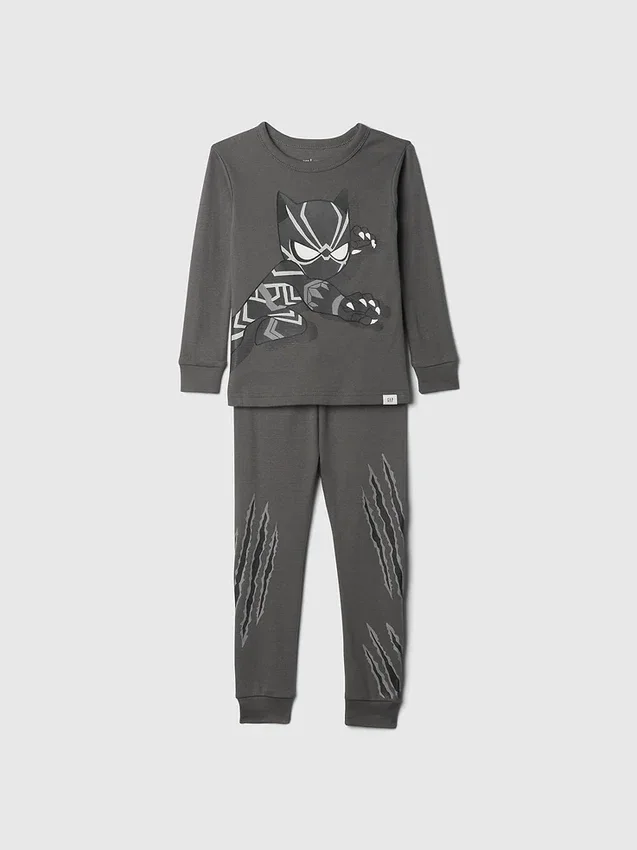 Ensemble de pyjama en coton brossé bio Marvel pour Bébé & Enfant