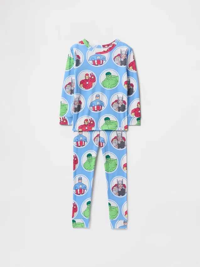 Ensemble de pyjama en coton brossé bio Marvel pour Bébé & Enfant