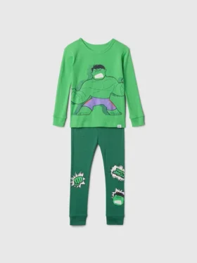 Ensemble de pyjama en coton brossé bio Marvel pour Bébé & Enfant