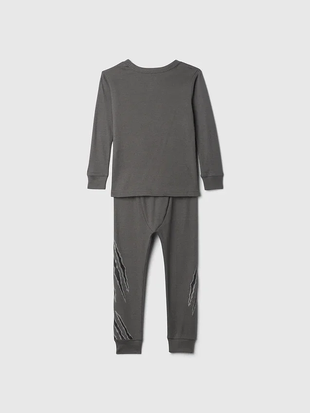 Ensemble de pyjama en coton brossé bio Marvel pour Bébé & Enfant