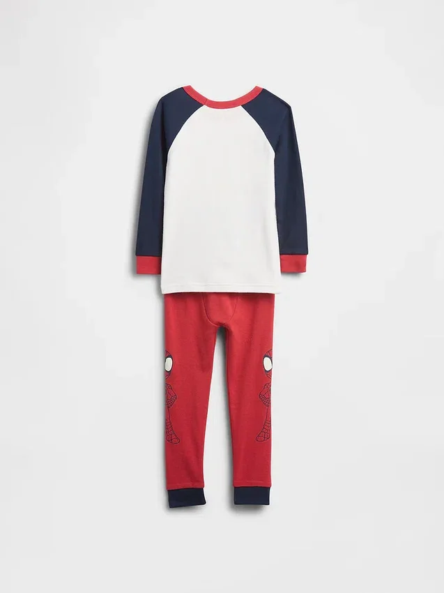 Ensemble de pyjama en coton brossé bio Marvel pour Bébé & Enfant
