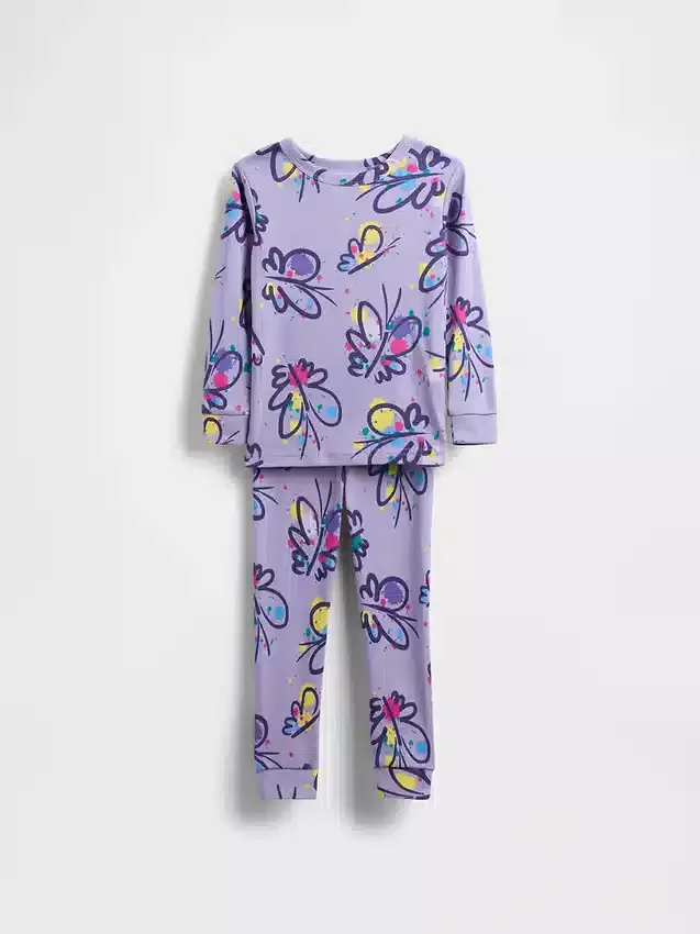 Ensemble de pyjama en coton brossé bio pour Bébé & Enfant