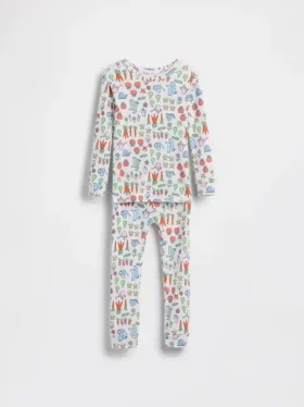 Ensemble de pyjama en coton brossé bio pour Bébé & Enfant