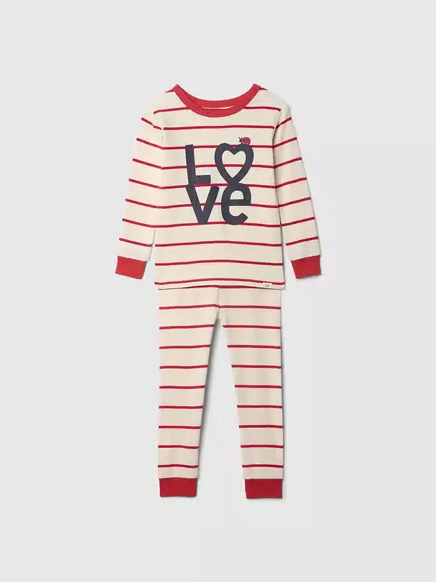 Ensemble de pyjama en coton brossé bio pour Bébé & Enfant