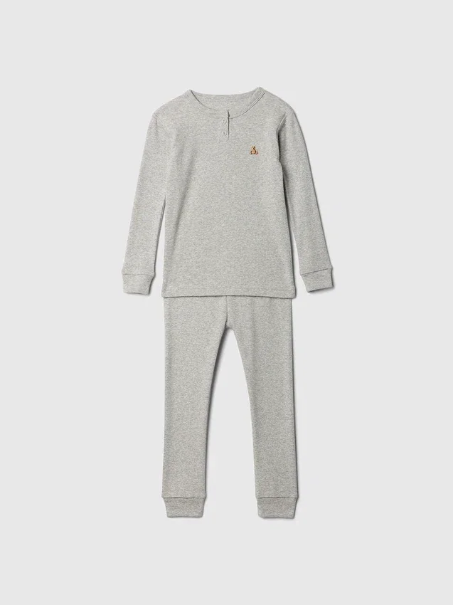 Ensemble de pyjama en coton brossé bio pour Bébé & Enfant