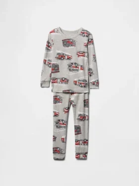 Ensemble de pyjama en coton brossé bio pour Bébé & Enfant