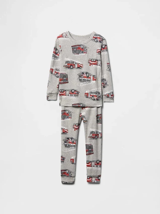 Ensemble de pyjama en coton brossé bio pour Bébé & Enfant