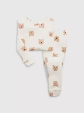 Ensemble de pyjama en coton brossé bio pour Bébé & Enfant
