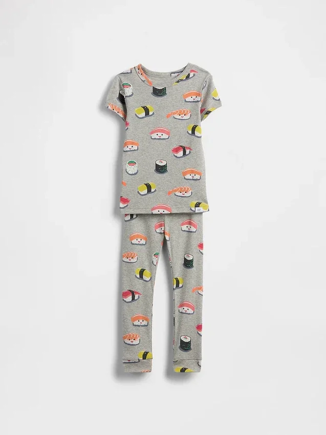 Ensemble de pyjama en coton brossé bio pour Bébé & Enfant