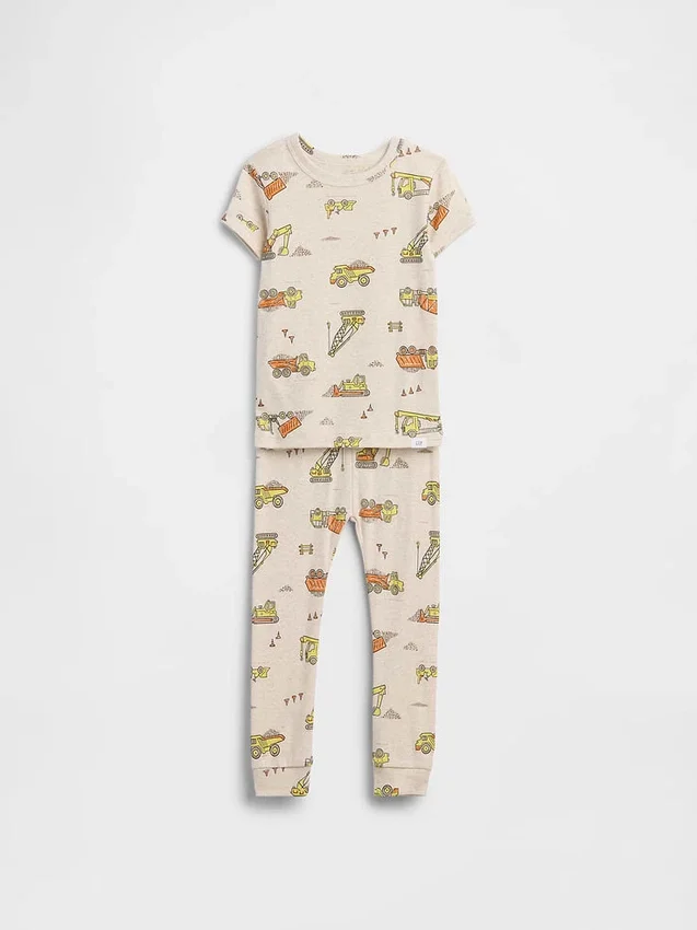 Ensemble de pyjama en coton brossé bio pour Bébé & Enfant