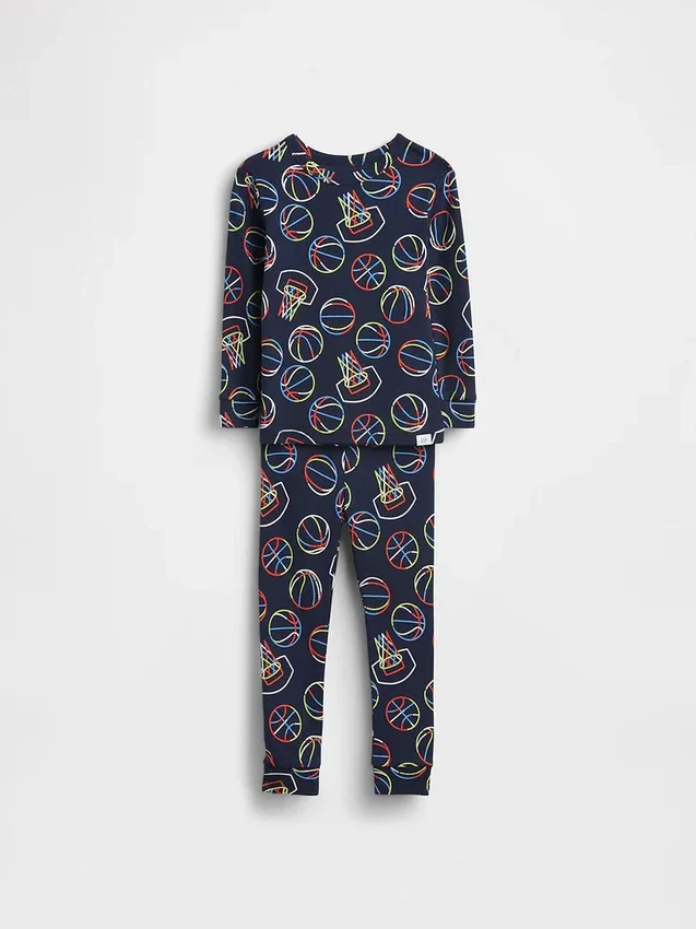 Ensemble de pyjama en coton brossé bio pour Bébé & Enfant